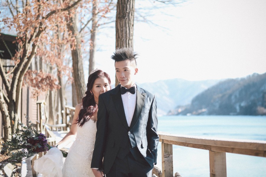 Korea Winter Pre-Wedding Photoshoot At Nami Island by Beomsoo on OneThreeOneFour 12