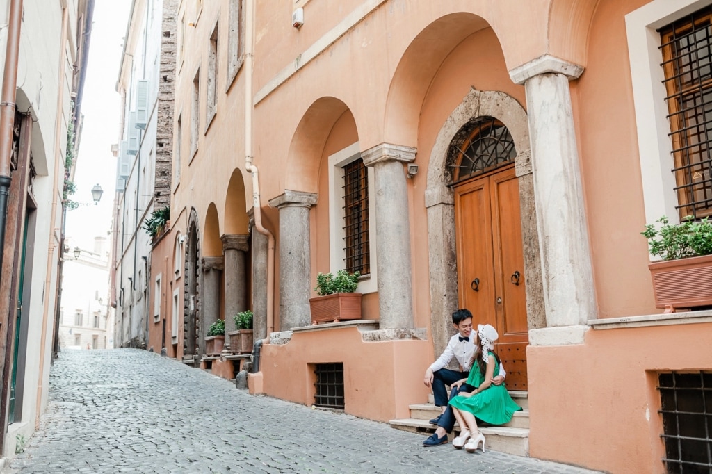 Rome Italy Wedding Photoshoot - Piazza del Campidoglio Colosseum by Olga on OneThreeOneFour 16