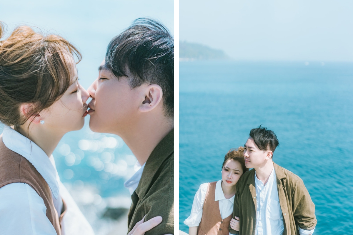 Taiwan Pre-Wedding Photoshoot Ferry Ride Pier Old Town Sea Beach by  on OneThreeOneFour 19