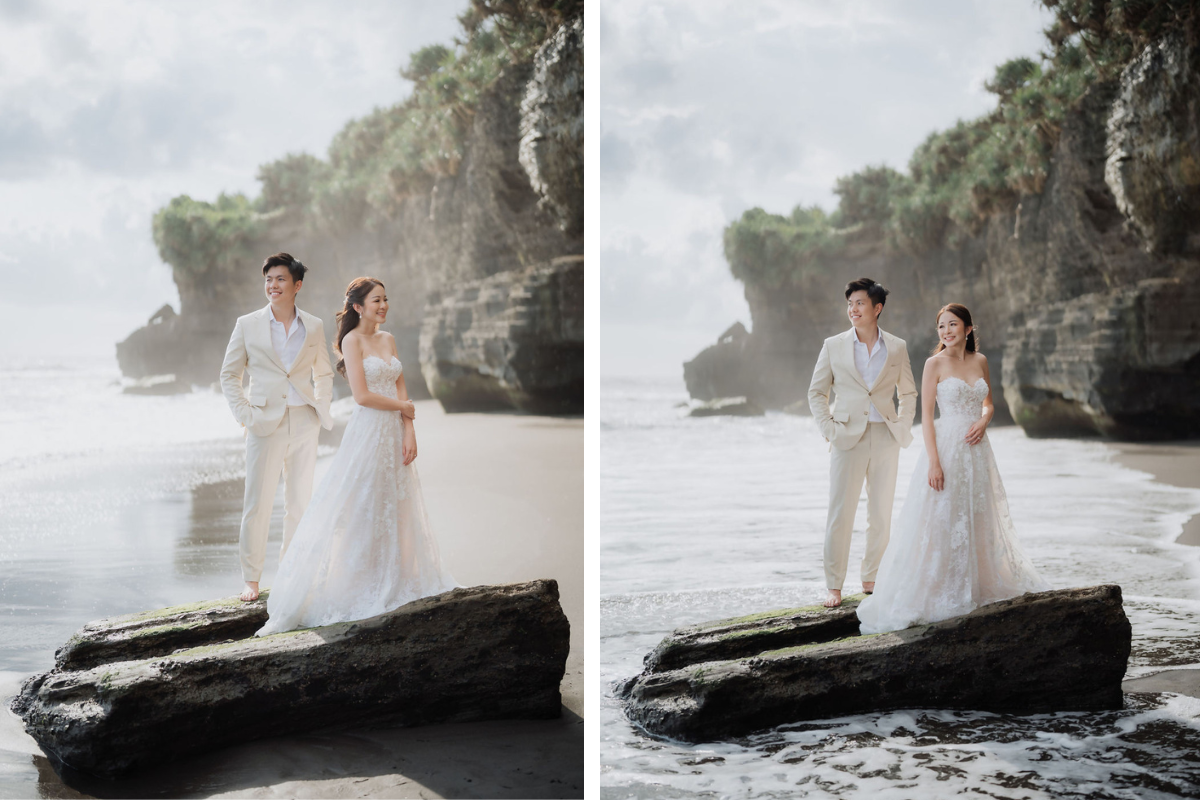 Bali Prewedding Photoshoot At Lake Tamblingan, Munduk Waterfall And Sunset At Mengening Beach by Cahya on OneThreeOneFour 32