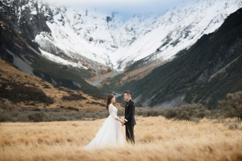 New Zealand Mount Cook Prewedding Photoshoot with Singaporean Couple by Mike on OneThreeOneFour 10