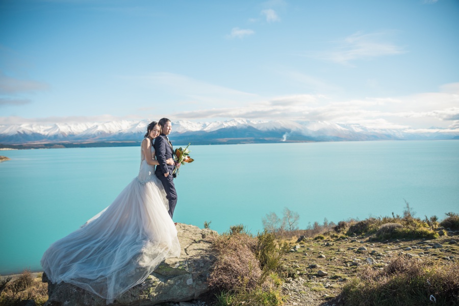 紐西蘭婚紗拍攝 - 蒂卡波湖、普卡基湖與箭鎮 by Fei on OneThreeOneFour 35