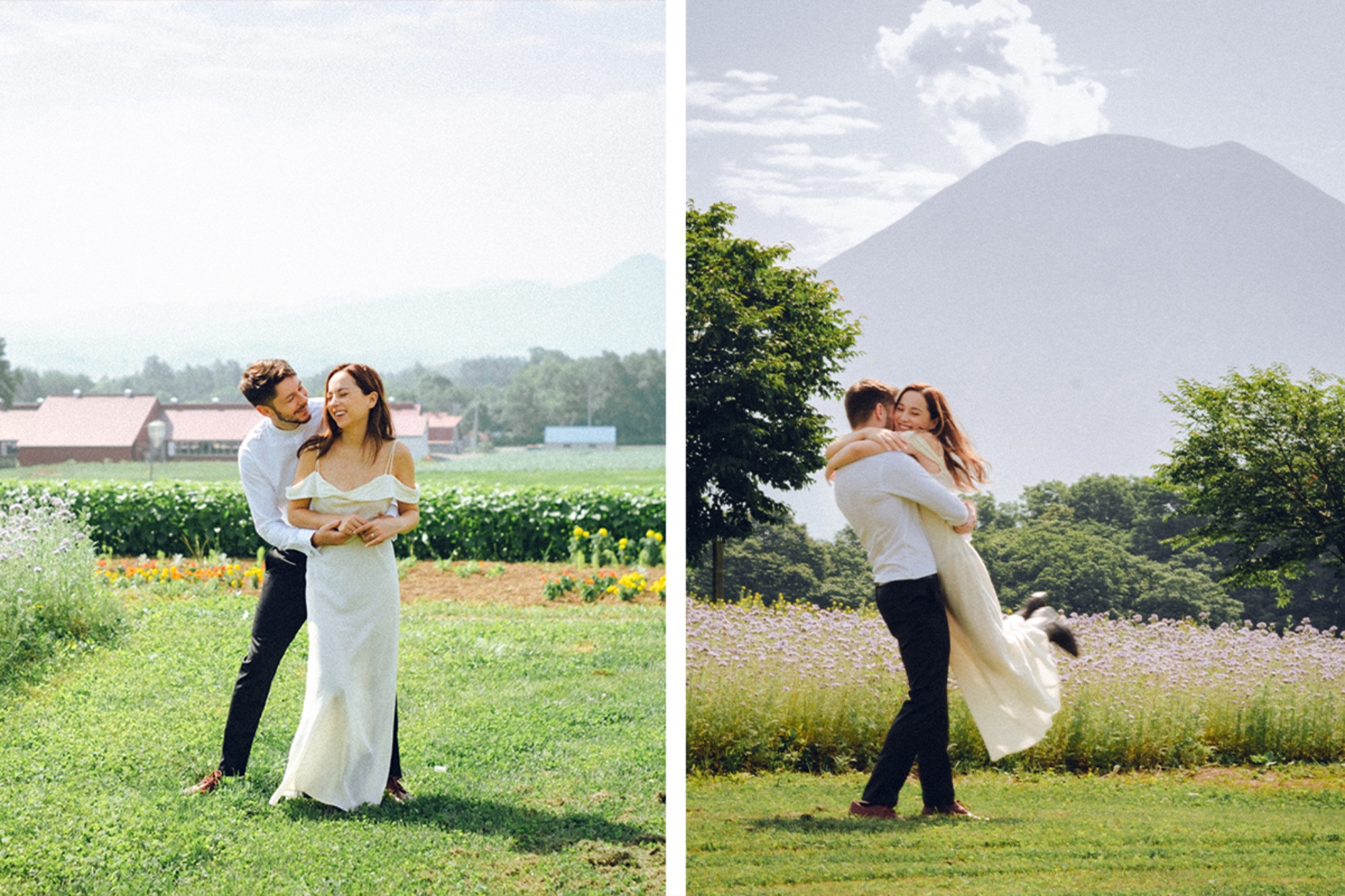 Capturing Love in Bloom: Japan Hokkaido Niseko Summer Pre-Wedding Shoot with Jlou and Dan by Kuma on OneThreeOneFour 8