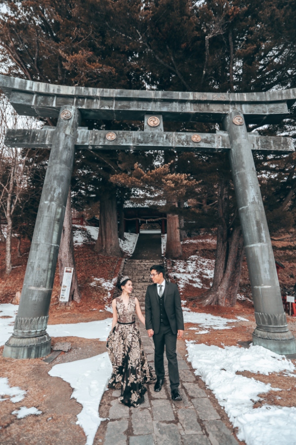 R&B: Tokyo Winter Pre-wedding Photoshoot at Snow-covered Nikko by Ghita on OneThreeOneFour 25