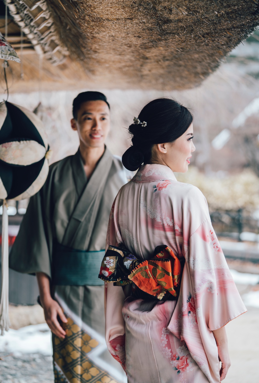 I&V: Japan Tokyo Pre-Wedding And Kimono Photoshoot At Traditional Village And Pagoda During Winter  by Lenham  on OneThreeOneFour 2