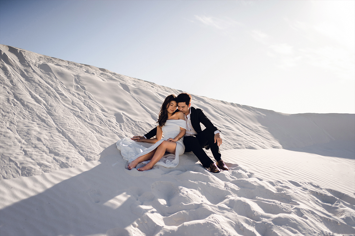 Perth Lancelin Desert & Beach Pre-Wedding Shoot by Jimmy on OneThreeOneFour 0