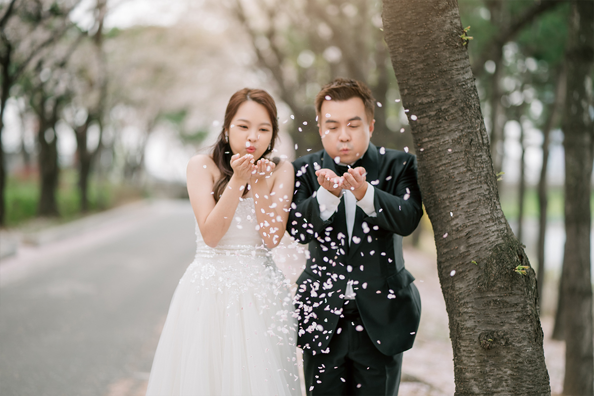 Cherry Kiss: Capturing Love Amidst Seoul's Cherry Blossoms by Jungyeol on OneThreeOneFour 6