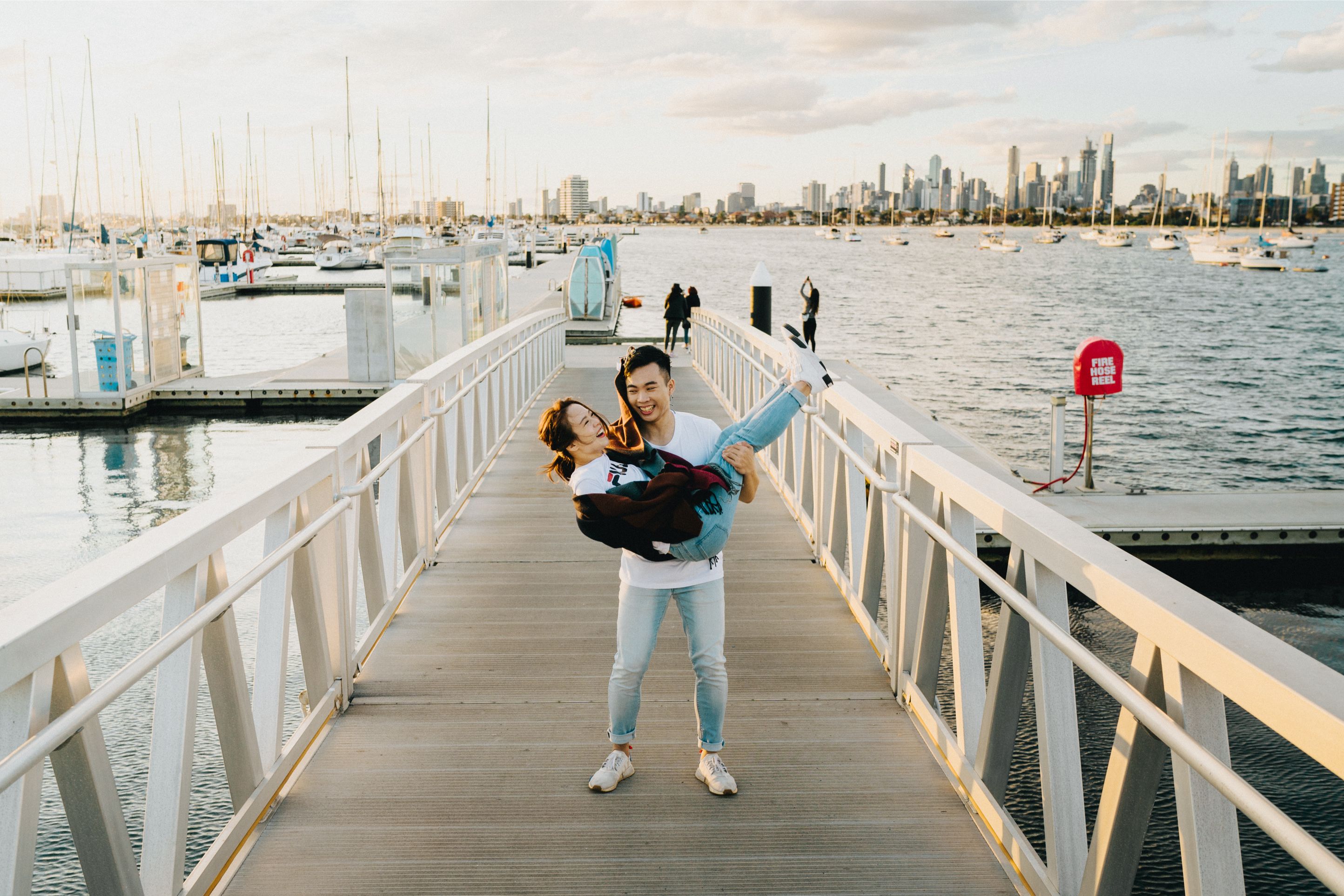 F&J: Melbourne Pre-wedding Photoshoot at St Patrick's Cathedral and Yarra River by Felix on OneThreeOneFour 23