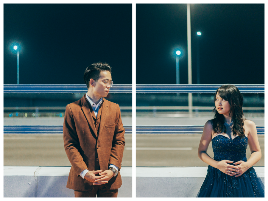Singapore Pre-Wedding Photoshoot With Couple And Their Dogs At Bishan Park And Night Shoot At MBS by Michael on OneThreeOneFour 26