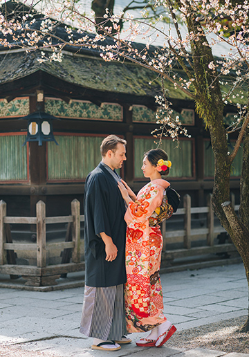 Kyoto Kimono Prewedding Photoshoot Higashiyama District Japan