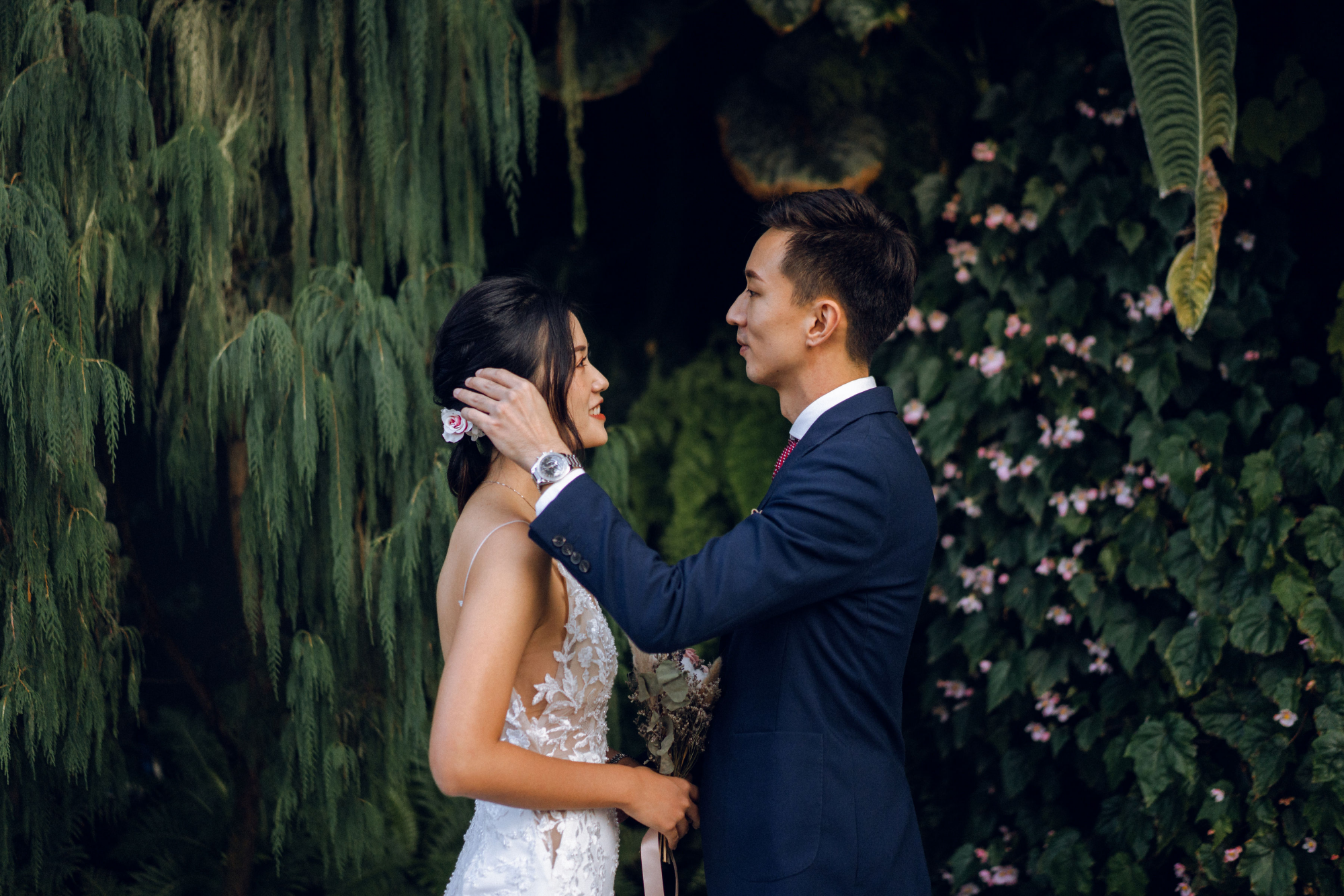 Sunset Prewedding Photoshoot At Cloud Forest, Gardens By The Bay  by Samantha on OneThreeOneFour 3