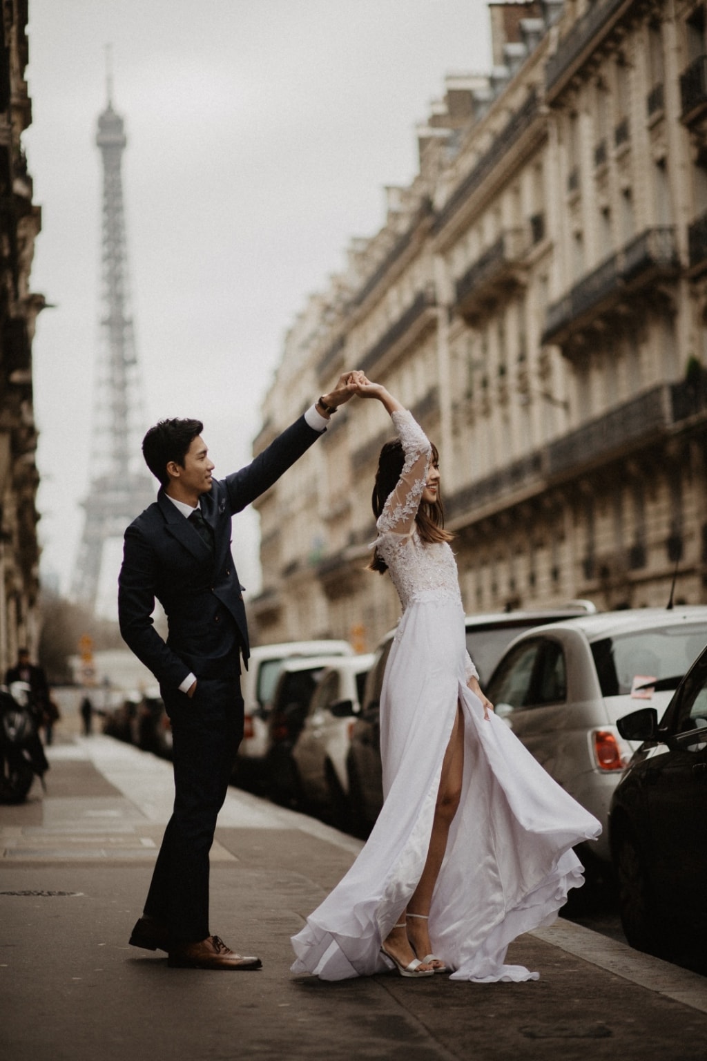 Paris Pre-Wedding Photoshoot for Singapore Couple Around The Eiffel Tower  by LT on OneThreeOneFour 1