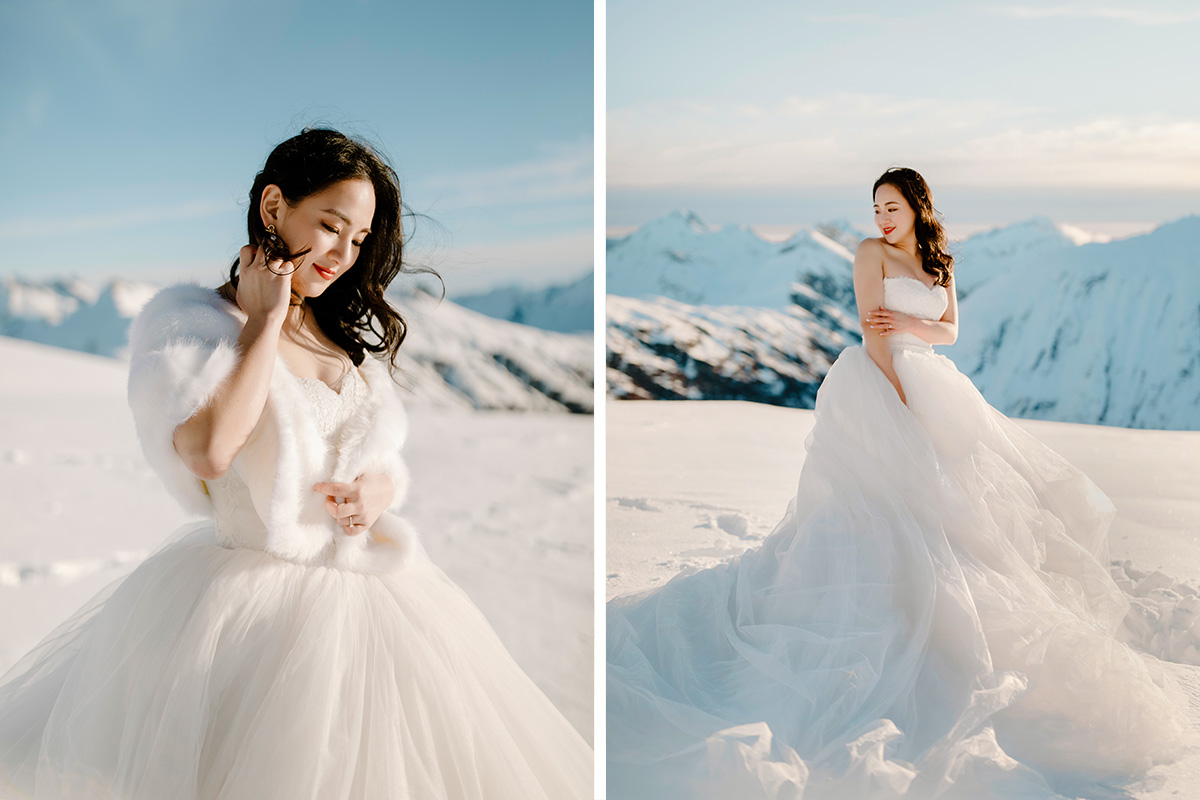 New Zealand Snow Mountains and Glaciers Pre-Wedding Photoshoot by Fei on OneThreeOneFour 13