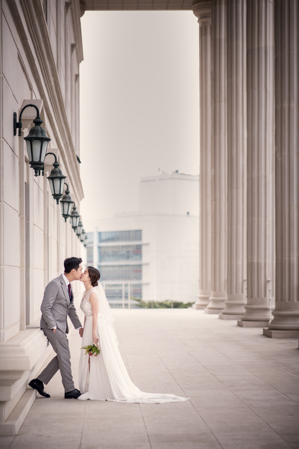 Korea Outdoor Pre-Wedding Photoshoot At Kyunghee University  by Junghoon on OneThreeOneFour 4