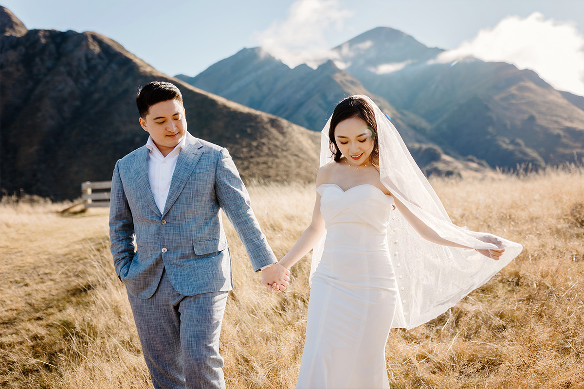 New Zealand Pre-Wedding 3-Days Photoshoot with Coromandel Peak, Mount Cook National Park, Arrowtown and Starry Night by Fei on OneThreeOneFour 29