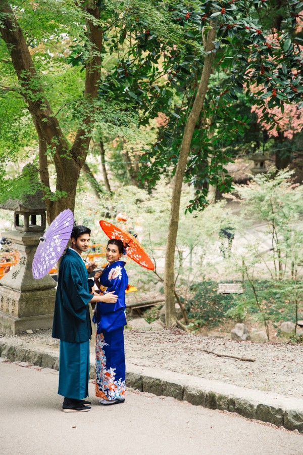 P&K: Indian Kimono Proposal Photoshoot in Kyoto by Daniel on OneThreeOneFour 8