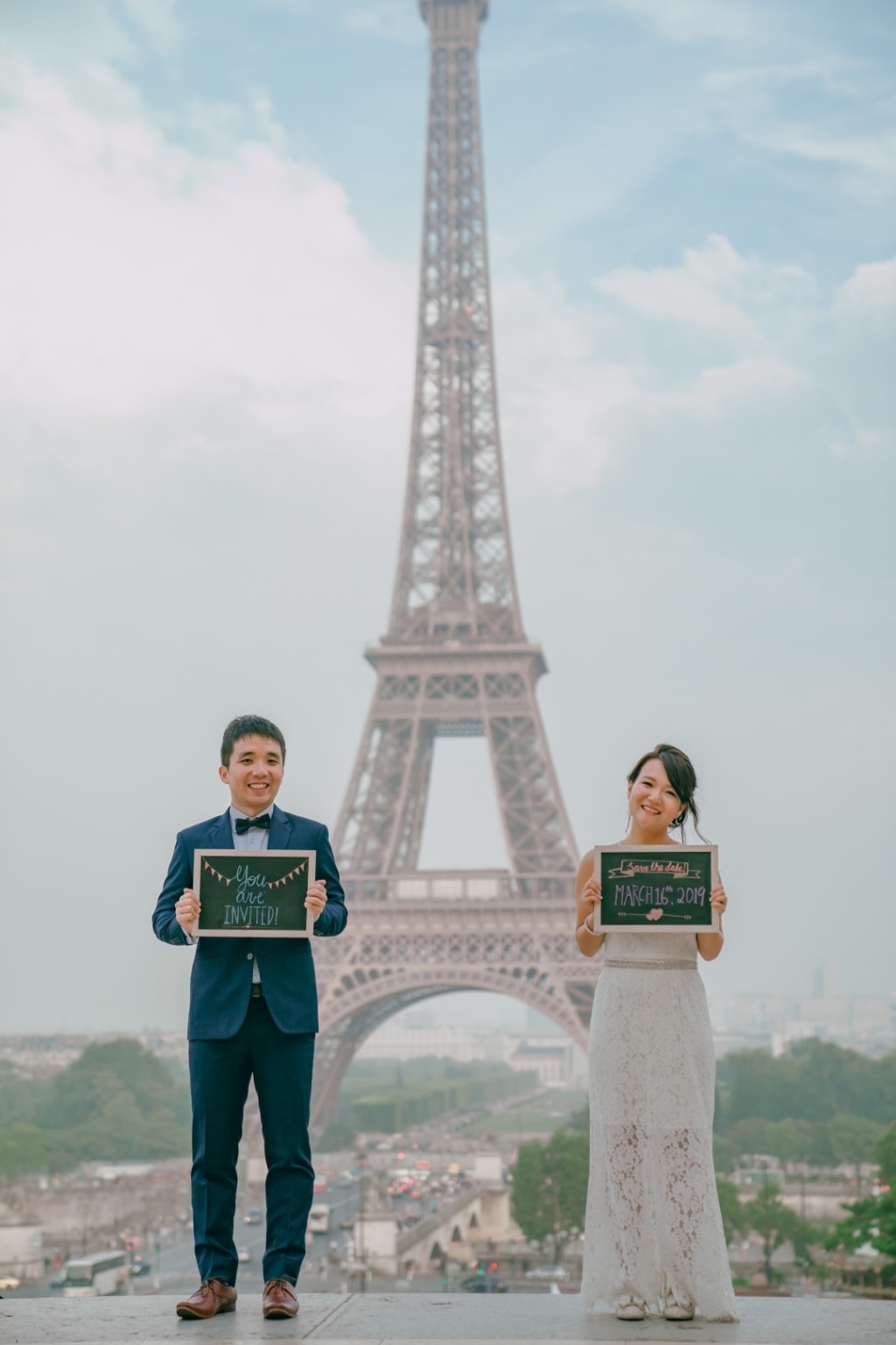 Paris Pre-wedding Photos At Chateau de Sceaux, Eiffel Tower, Louvre Night Shoot by Son on OneThreeOneFour 33
