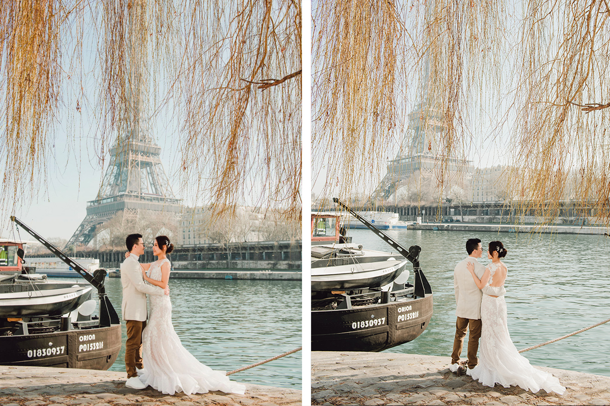Romance in Paris: Pre-Wedding Photoshoot at Iconic Landmarks | Eiffel Tower, Louvre, Arc de Triomphe, and More by Arnel on OneThreeOneFour 2