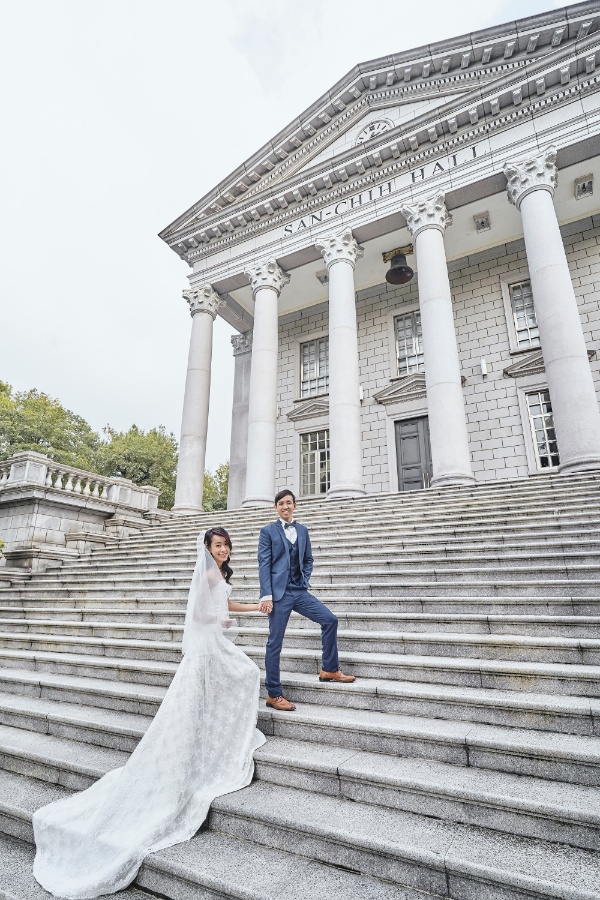 Outdoor prewedding photoshoot at Taiwan Shan Chih Hall Tatung University by Doukou on OneThreeOneFour 12