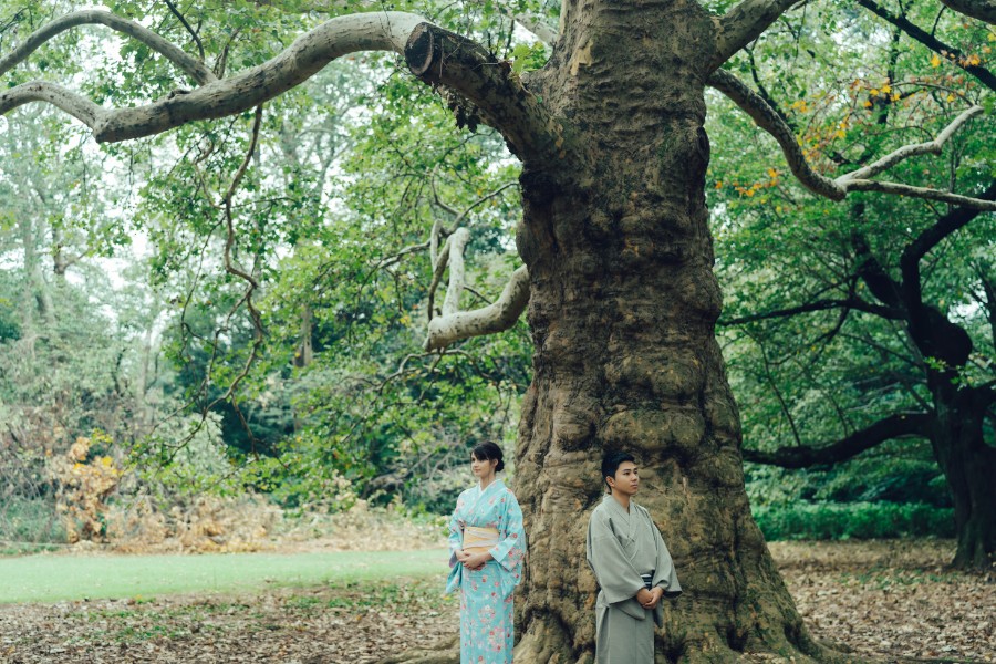 I: Mixed couple pre-wedding in Tokyo wearing kimono by Lenham on OneThreeOneFour 18