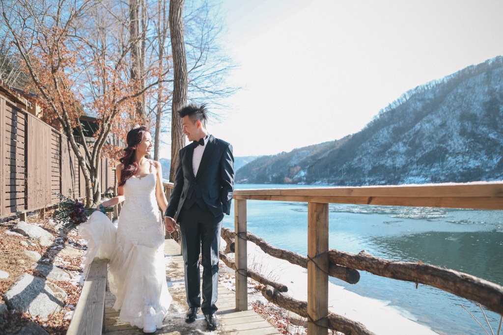 Korea Winter Pre-Wedding Photoshoot At Nami Island by Beomsoo on OneThreeOneFour 11