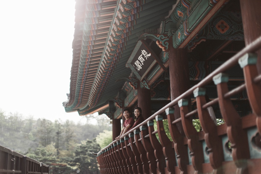 V&C: Hongkong Couple's Korea Pre-wedding Photoshoot at Kyung Hee University and Seoul Forest in Tulips Season by Beomsoo on OneThreeOneFour 26