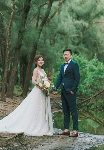 Taiwan Tainan Cheng Xi Forest Prewedding Photoshoot