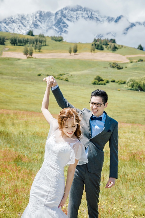 R&M: New Zealand Summer Pre-wedding Photoshoot with Yellow Lupins by Fei on OneThreeOneFour 28