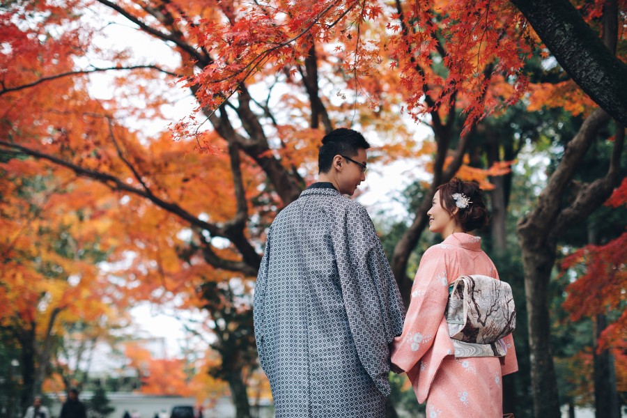 A&R: Kyoto Autumn Pre-wedding Photoshoot by Jia Xin on OneThreeOneFour 0