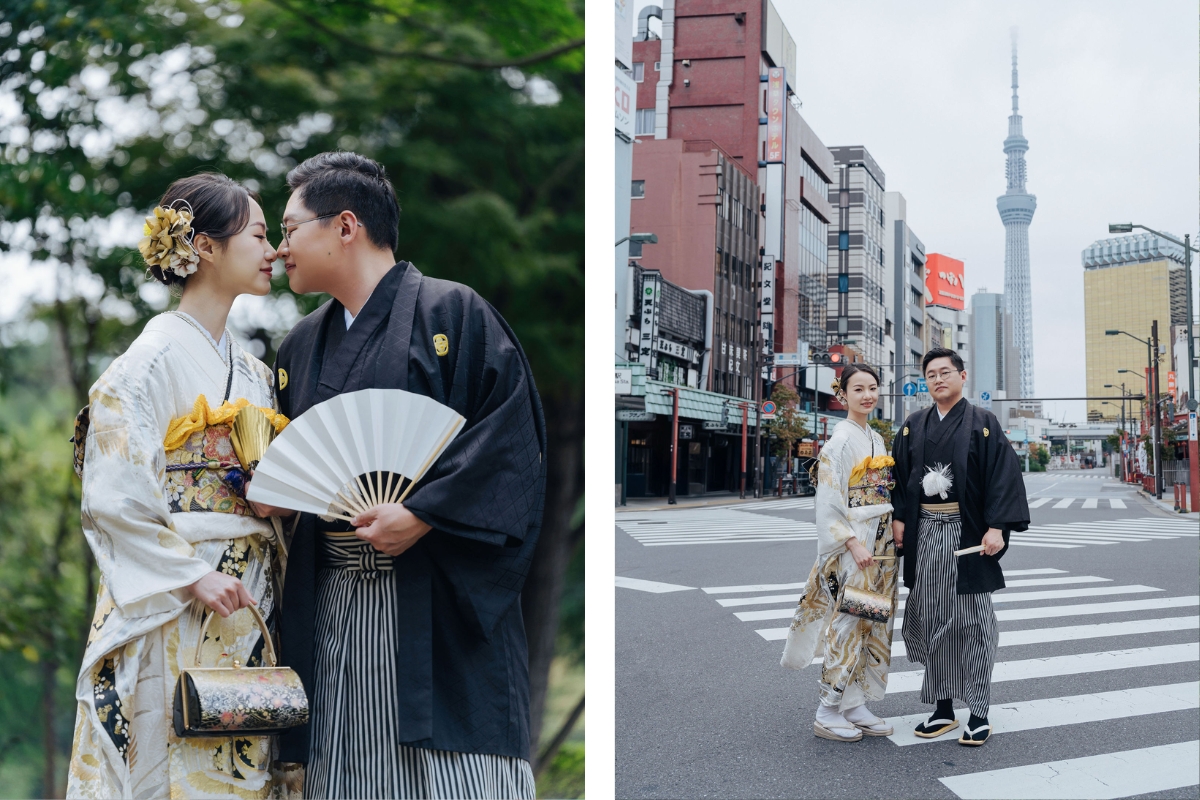 Tokyo Pre-Wedding Photoshoot with Asakusa Temple, Chureito Pagoda, Oishi Park, and Shibuya. by Dahe on OneThreeOneFour 4