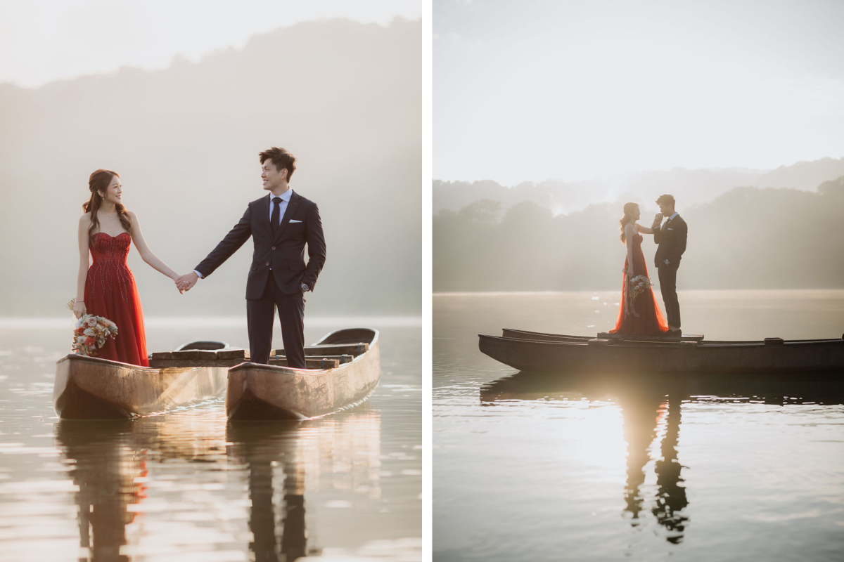 Bali Prewedding Photoshoot At Lake Tamblingan, Munduk Waterfall And Sunset At Mengening Beach by Cahya on OneThreeOneFour 1