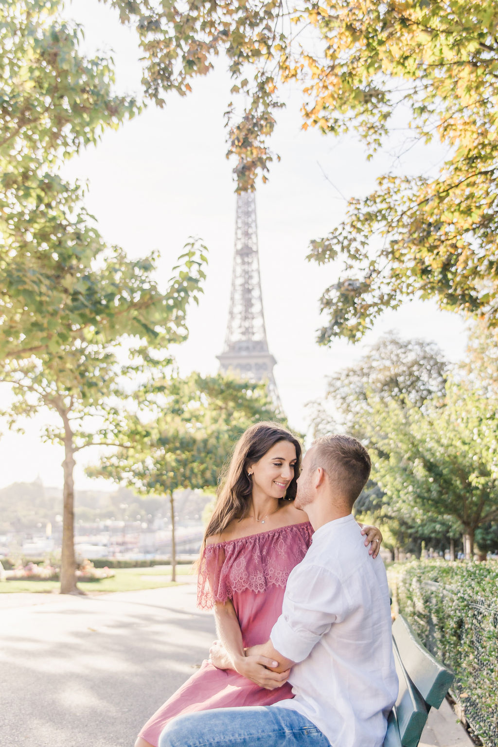 Engagement Photos in Paris' Trocadero With a Stunning View of Eiffel Tower by Celine on OneThreeOneFour 17