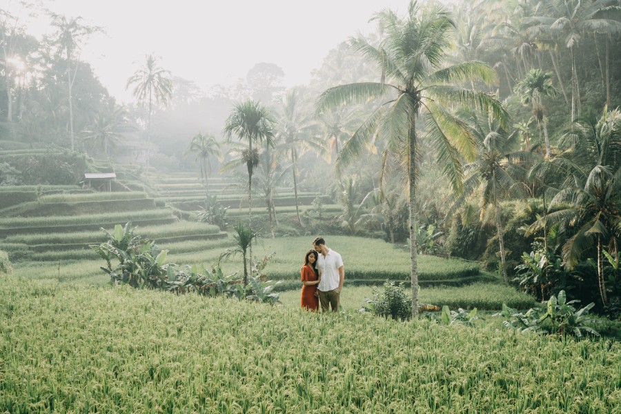 A&Z: Bali Honeymoon Photoshoot at Ceking Rice Terrace by Agus on OneThreeOneFour 13