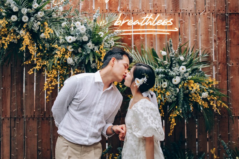 S&B: Lovely Wedding at lush venue, Botanico at the Garage, with Korean couple by Cheng on OneThreeOneFour 49