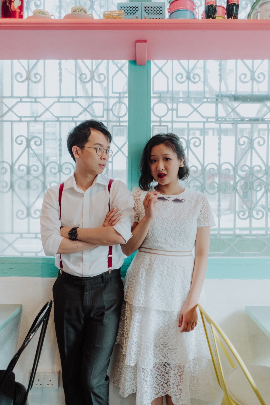 Singapore Retro Casual Couple Photoshoot At Kam Leng Hotel by Jess on OneThreeOneFour 19