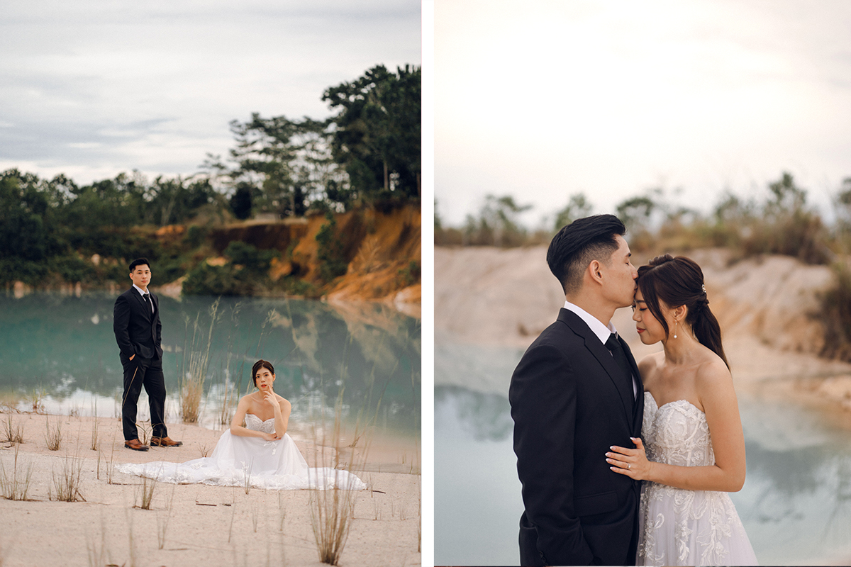 Bintan Pre-Wedding Photoshoot: Shermaine & Kai Yiong’s Adventure at Old Streets, Blue Lake, Sand Dunes & ATV Ride by HS on OneThreeOneFour 22