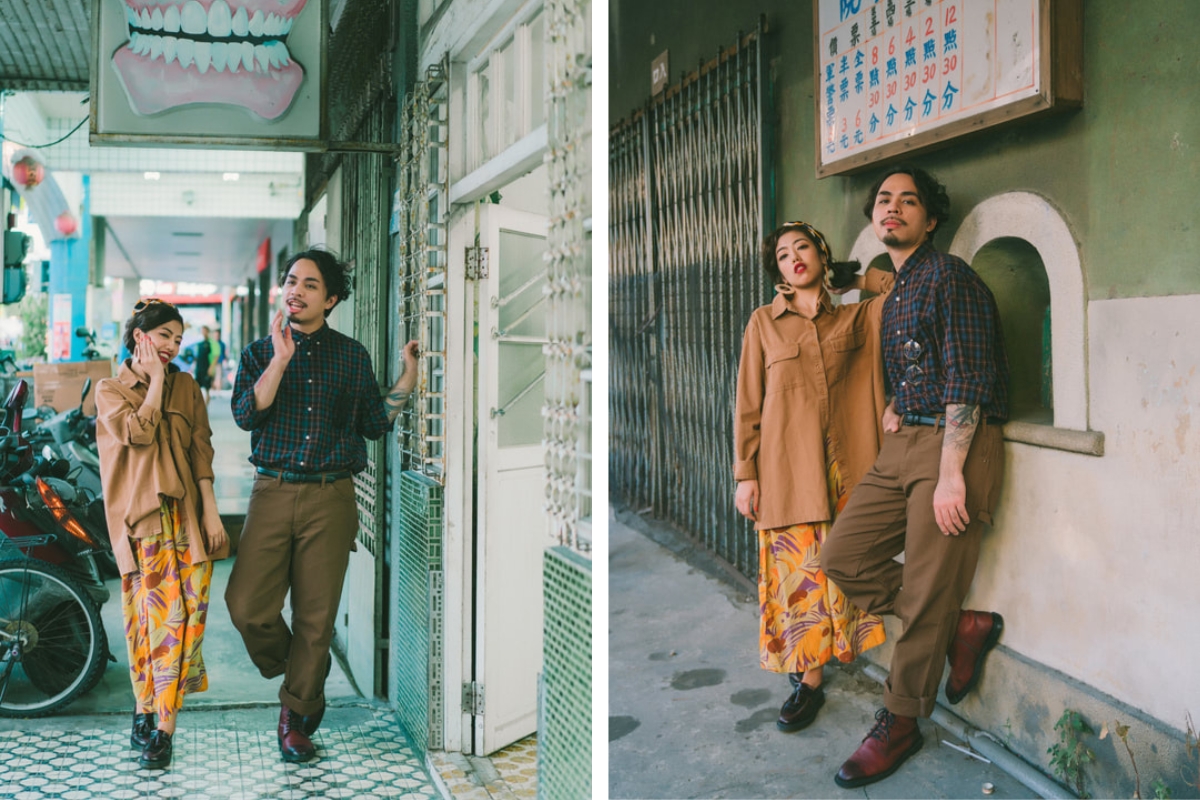 Taiwan Pre-Wedding Photoshoot Zoo Vintage Couple Outfit Streets Retro Vibes by  on OneThreeOneFour 21