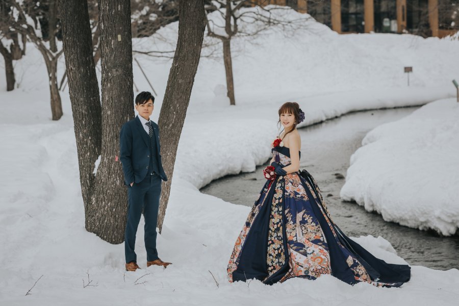 H&V: Snowy pre-wedding in Hokkaido by Kuma on OneThreeOneFour 16