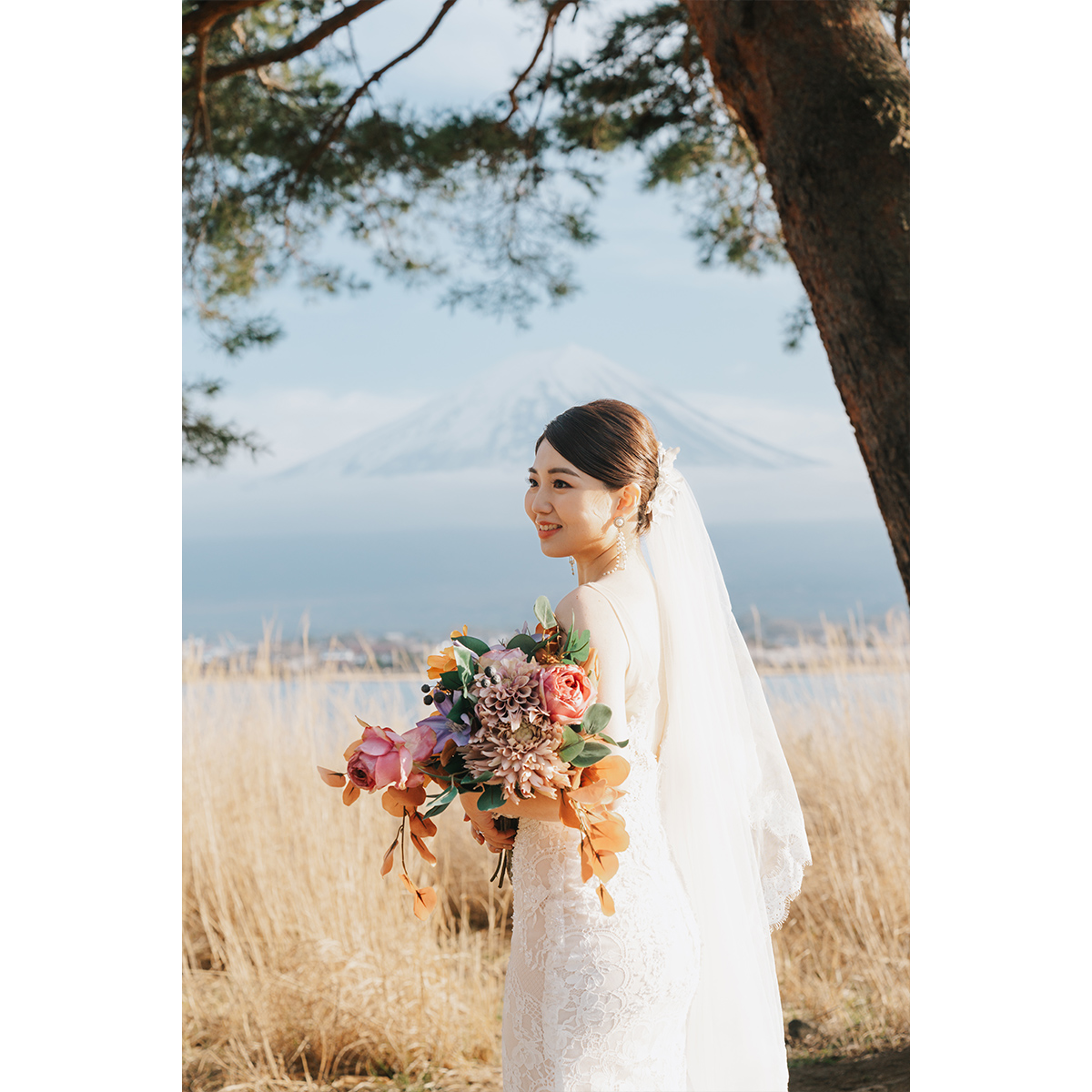 Sakura Prewedding Photoshoot Amidst Mt. Fuji and Tokyo's Full Bloom by Dahe on OneThreeOneFour 33