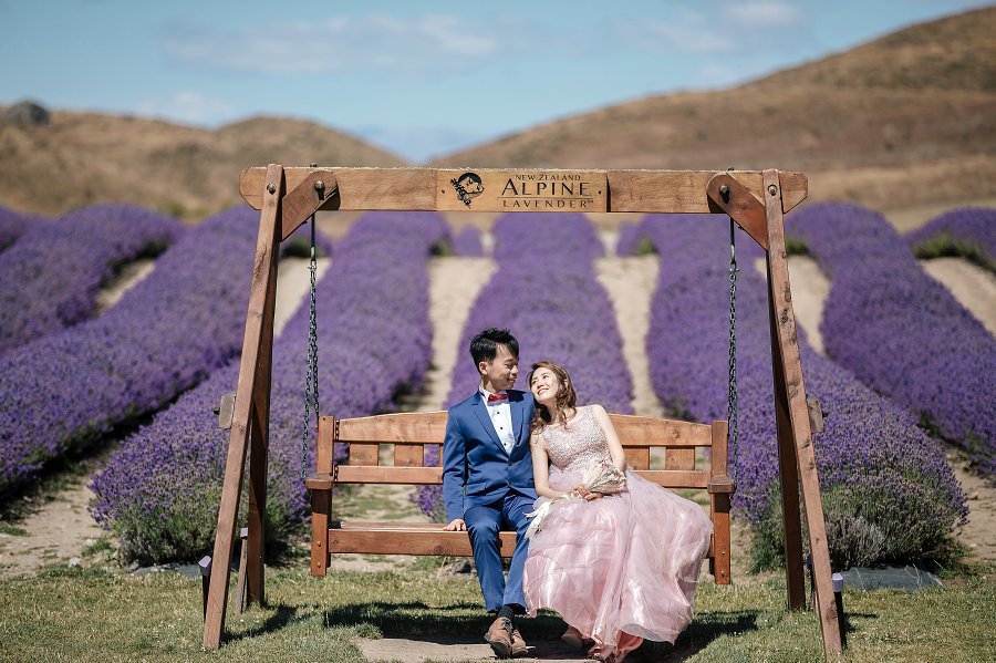 J&T: New Zealand Pre-wedding Photoshoot at Lavender Farm by Fei on OneThreeOneFour 15