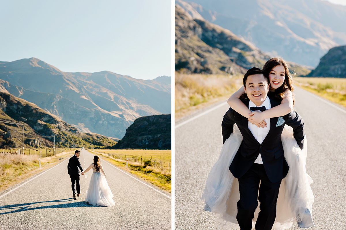 New Zealand Autumn Pre-Wedding Photoshoot at Arrowtown & Coromandel Peak by Fei on OneThreeOneFour 7