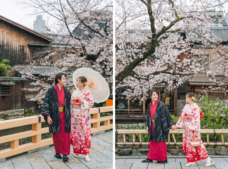 J&SJ: Kimono pre-wedding in Kyoto during popular cherry blossom season by Shu Hao on OneThreeOneFour 2