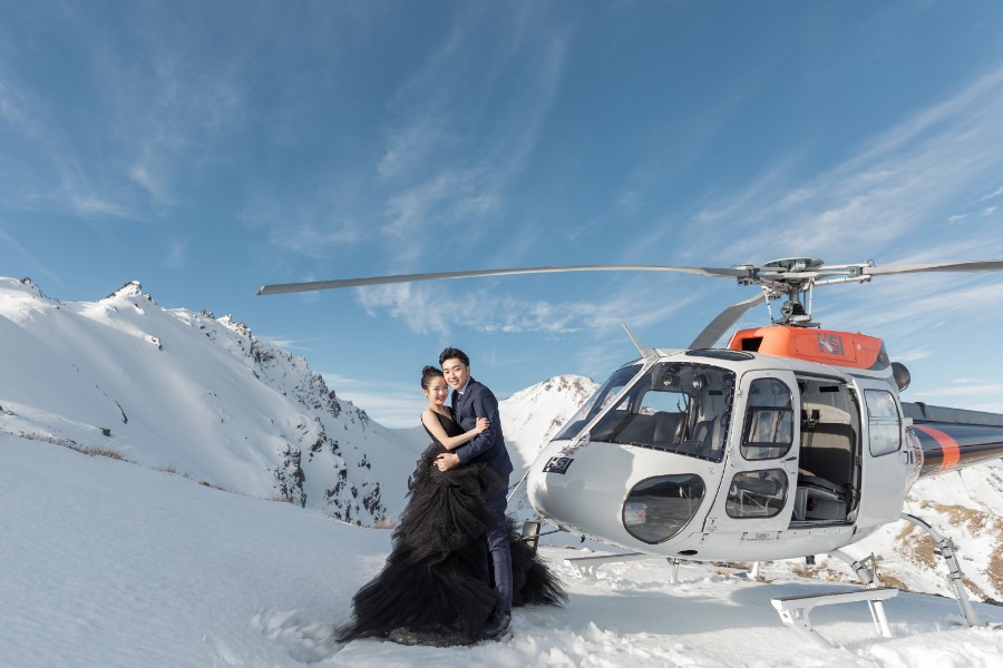 紐西蘭婚紗拍攝 - 櫻花景、草泥馬公園攝影、雪山 by Fei on OneThreeOneFour 15