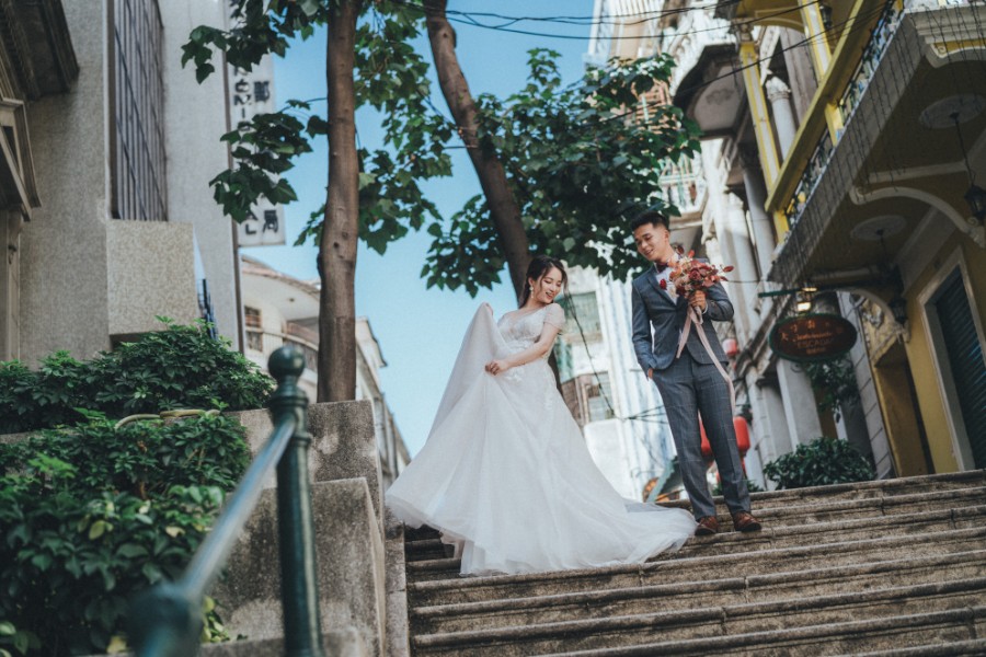 Macau Outdoor Pre-Wedding Photoshoot At Largo da Sé, Coloane by Eden on OneThreeOneFour 0