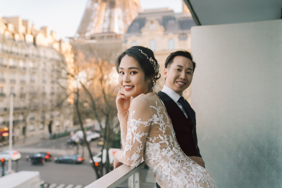 Elegance in Every Frame: Victoria & Eugene's Parisian Engagement Photoshoot by Vin on OneThreeOneFour 0