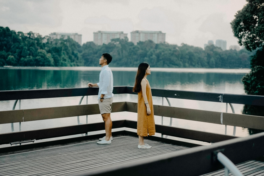 Singapore Pre-Wedding Photoshoot At Lower Peirce Reservoir With Puppies by Charles on OneThreeOneFour 5