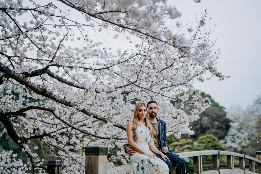 US Couple's Proposal in Tokyo Under Cherry Blossom Trees by Ghita on OneThreeOneFour 20