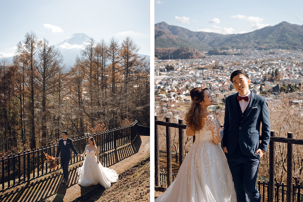 Autumn Maple Leaves Pre-Wedding Photoshoot in Mount Fuji  by Dahe on OneThreeOneFour 9