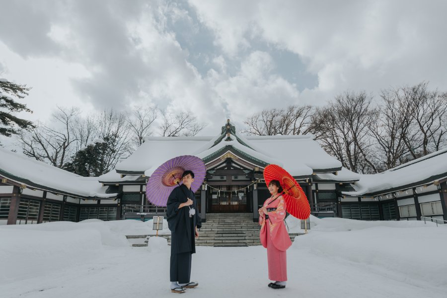 H&V: Snowy pre-wedding in Hokkaido by Kuma on OneThreeOneFour 2