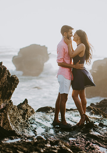 Indian Couple Mengening Beach Prewedding Photoshoot in Bali